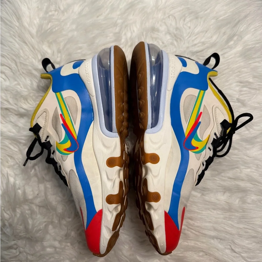 Nike Air Max 270 React Legend of Her Women’s Size 7 Multicolor Sneakers